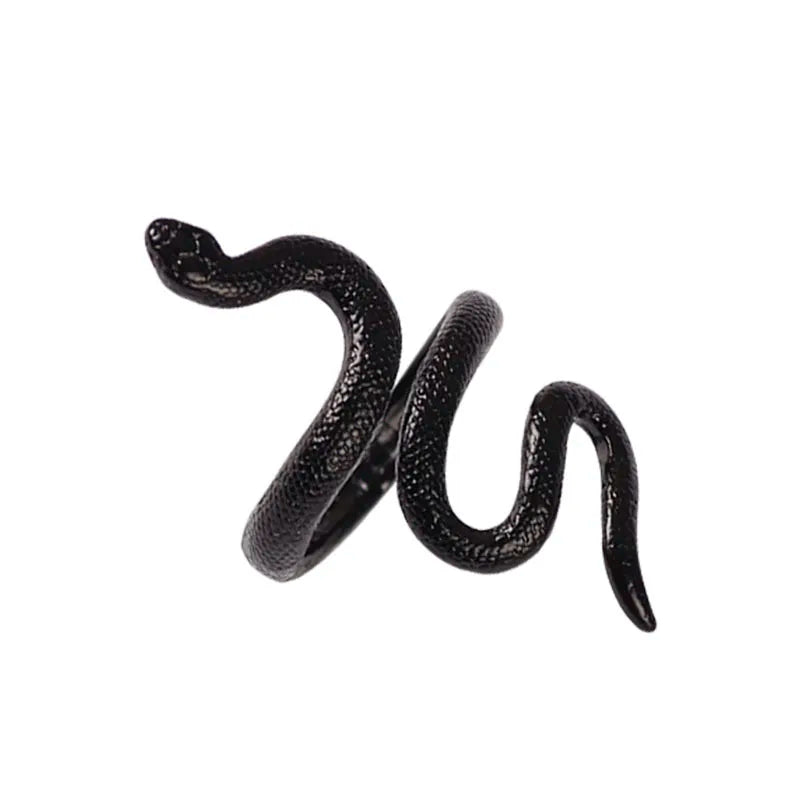 Anel cobra preta