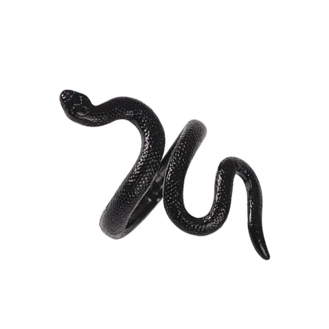 Anel cobra preta